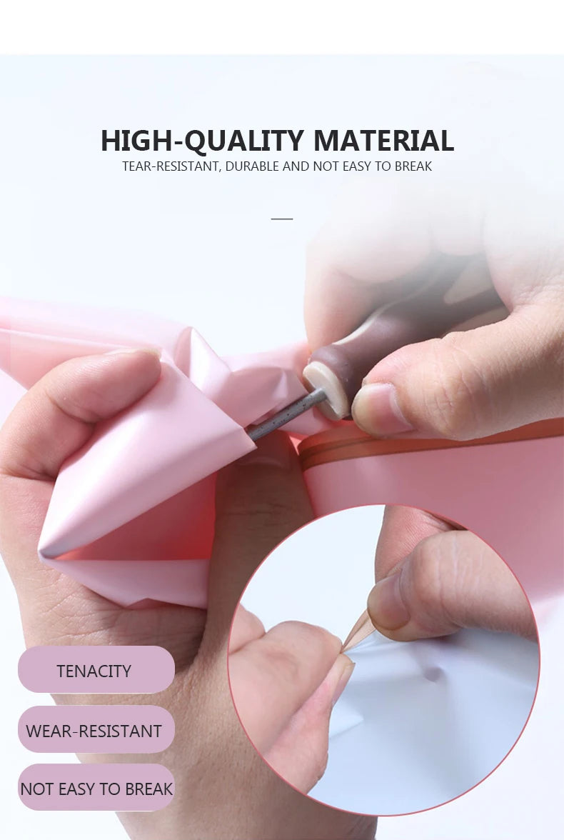 10 Sheets Waterproof Flower Wrapping Paper with Gold Edges