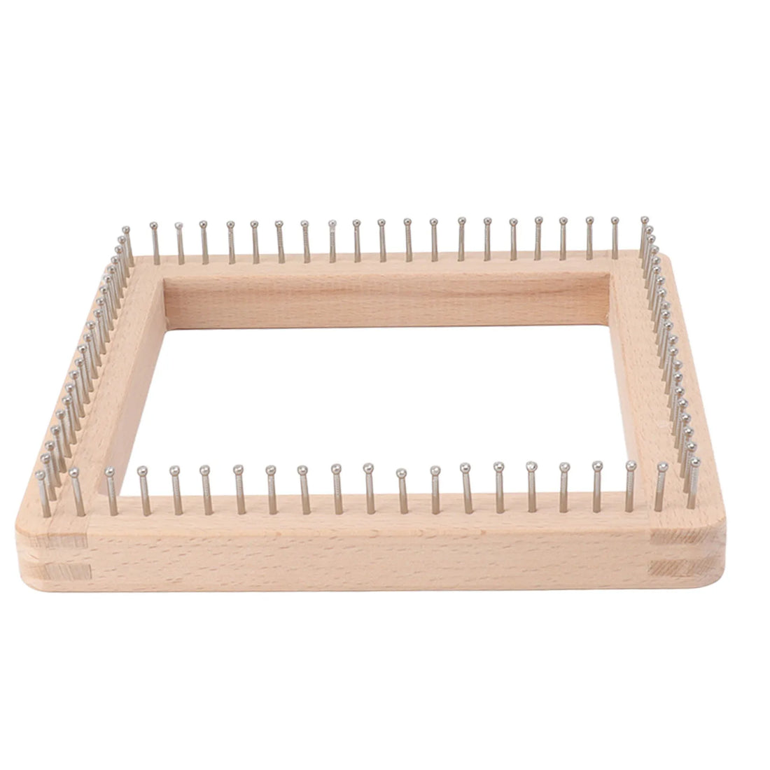 Wooden Knitting Tool with Hooks for Weaving