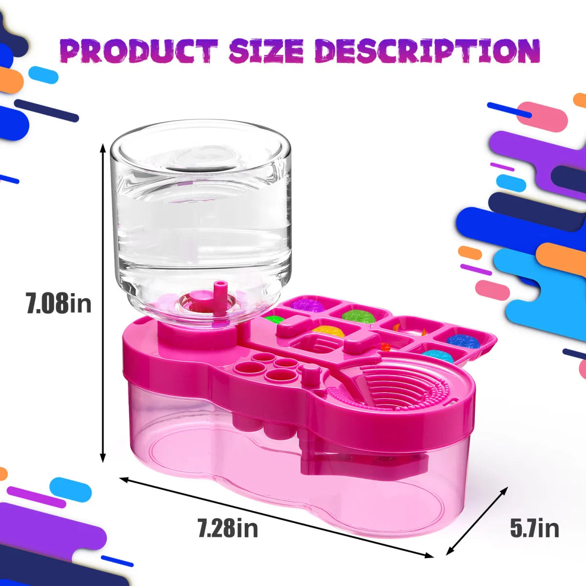 Automatic Paint Brush Cleaner with Drain Button