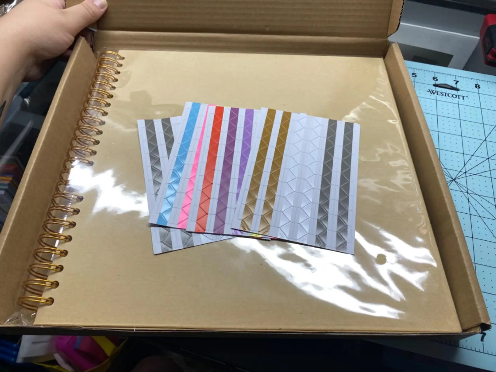 8-Inch DIY Kraft Scrapbook Album – 40 Pages