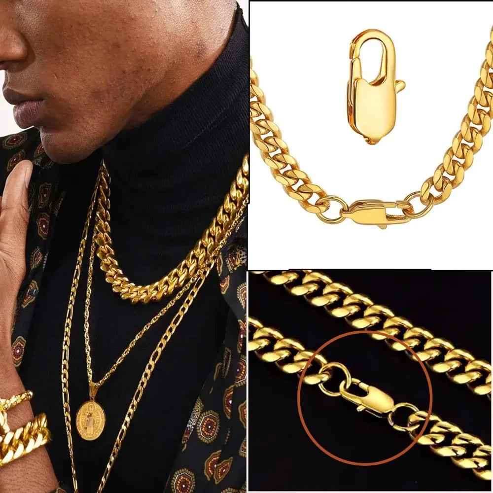 18K Gold Filled Lobster Claw Clasp with Closed Jump Rings