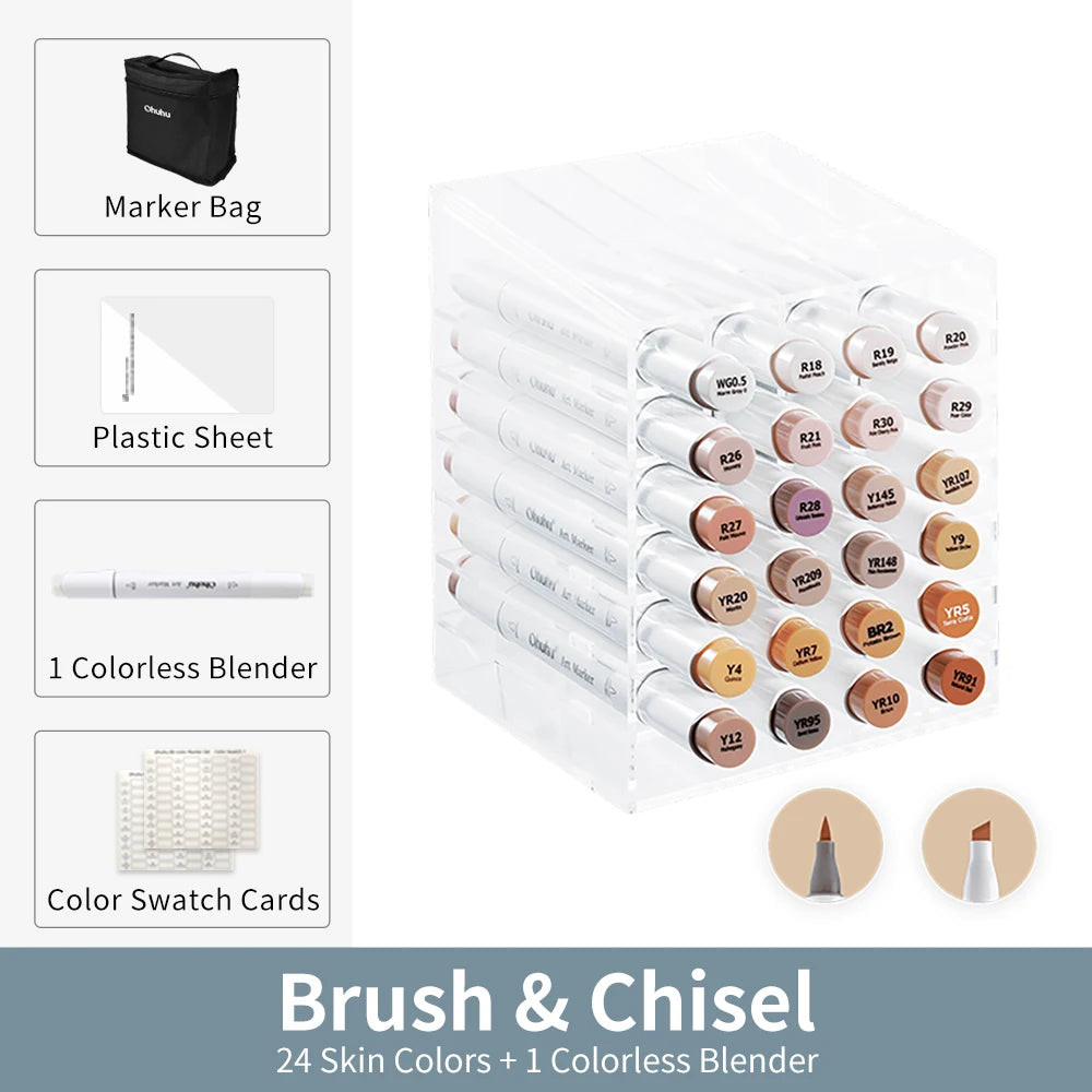 Ohuhu Honolulu Alcohol Art Marker Set