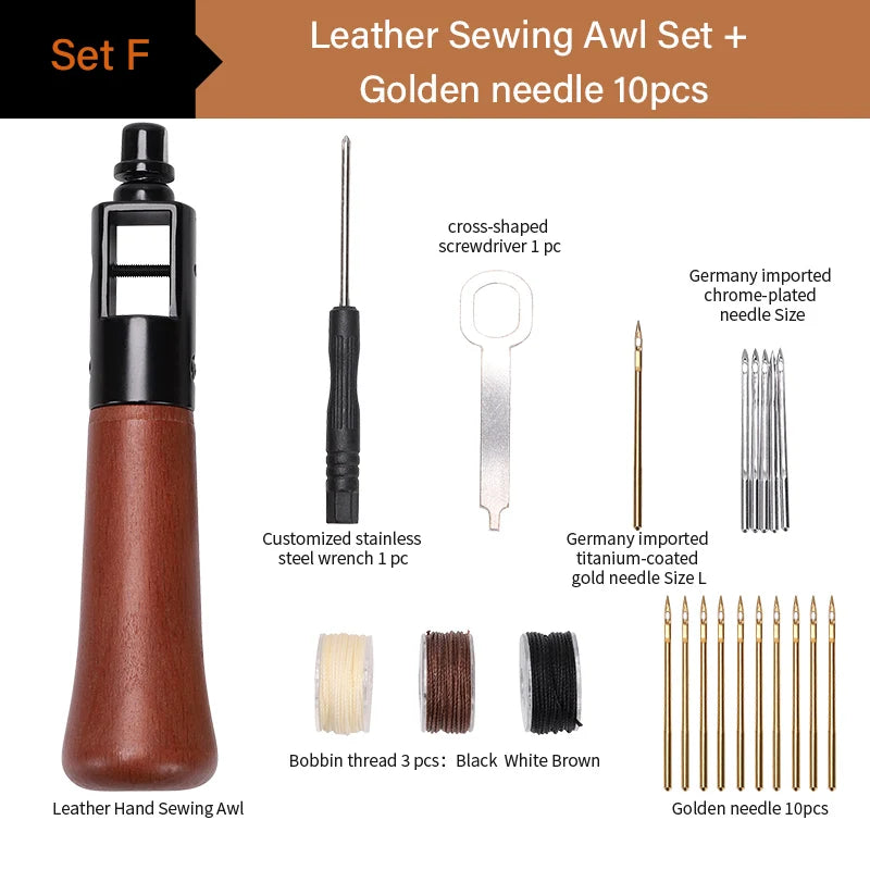 WUTA Leather Sewing Awl Kit