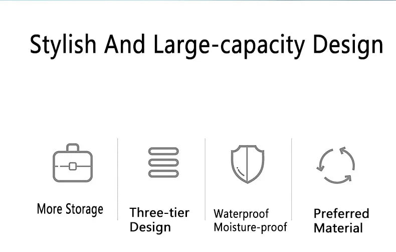 Large-Capacity Organizer Box – Portable Storage