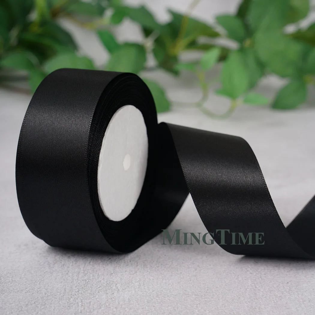 Satin Ribbon Roll – 22.8m Sage Gold for Gift Wrap & Crafts