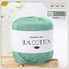 Silk Lace Cotton Milk Yarn – 50g Soft Crochet Thread