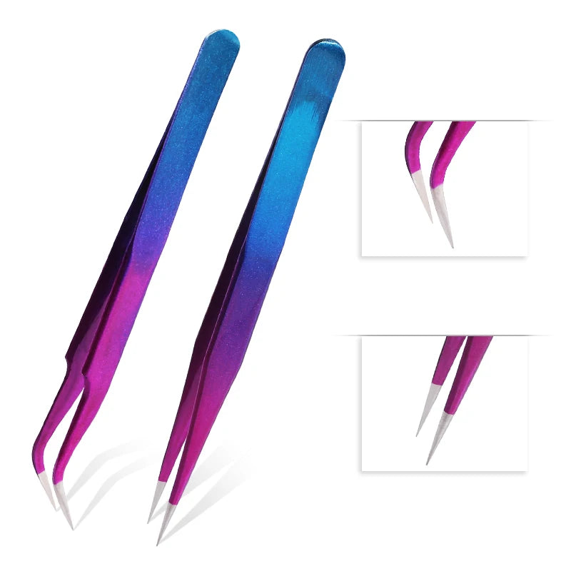 Rainbow Stainless Steel Tweezers
