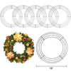 Metal Wreath Frame – 25cm Wire Rings for DIY Holiday Crafts