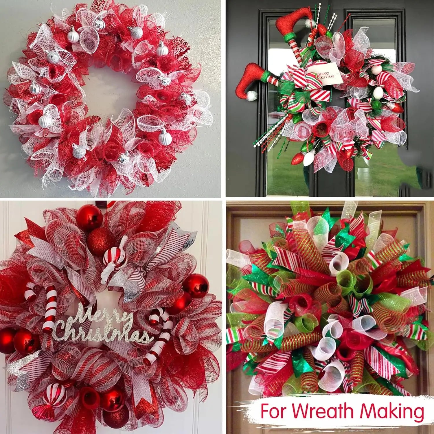 Metal Wreath Frame – 25cm Wire Rings for DIY Holiday Crafts