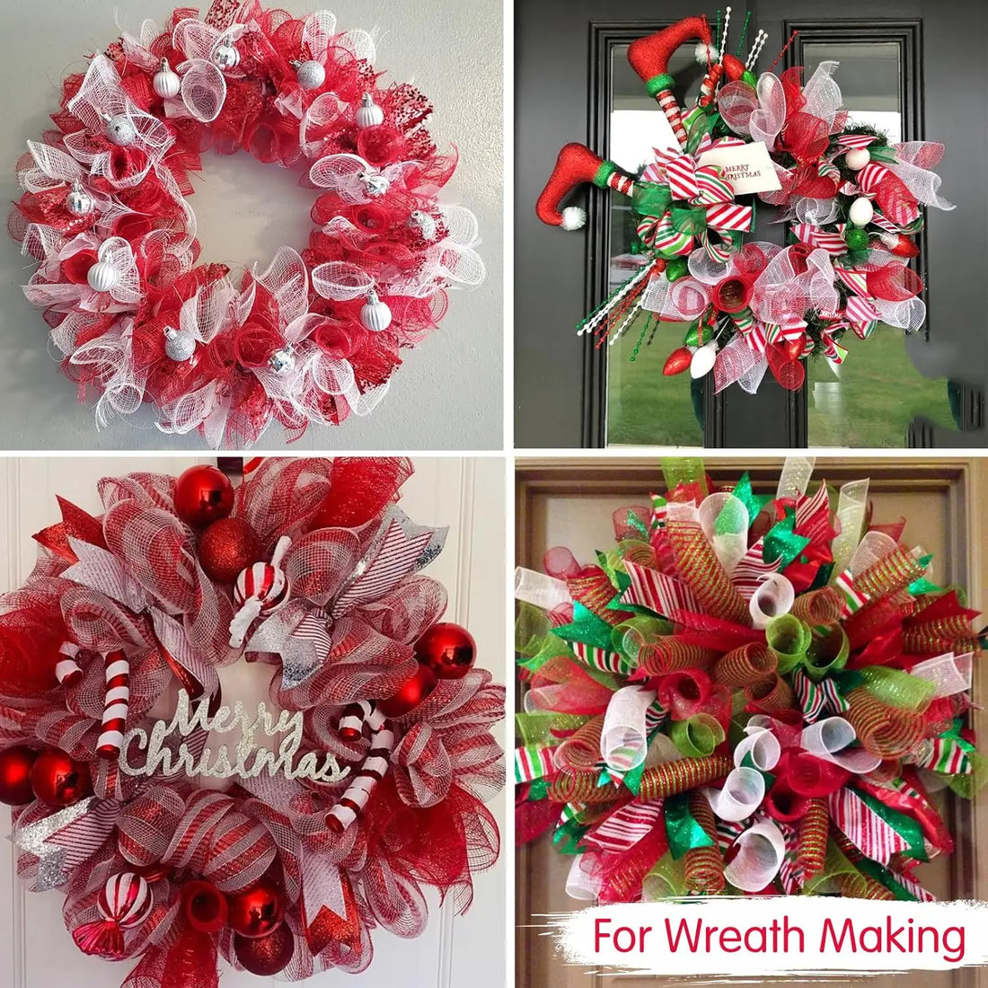 Metal Wreath Frame – 25cm Wire Rings for DIY Holiday Crafts