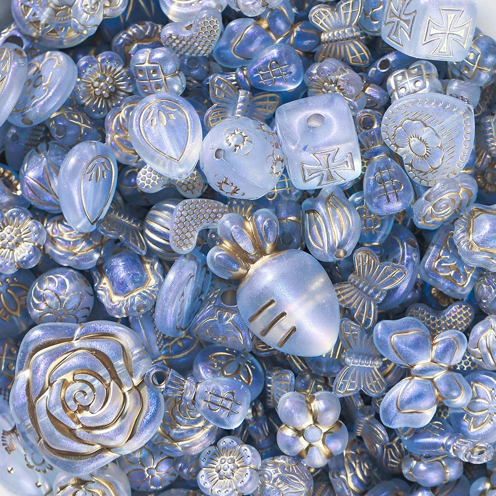 20g Mixed Classical Acrylic Spacer Beads for DIY Jewelry