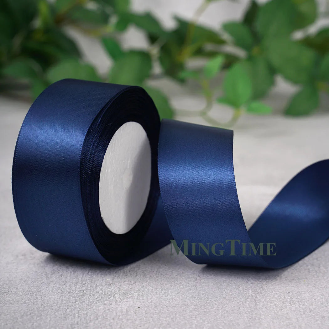 Satin Ribbon Roll – 22.8m Sage Gold for Gift Wrap & Crafts