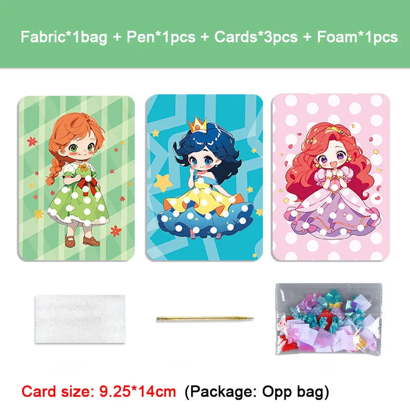 Fabric Art Frenzy DIY Dress-Up Craft Kit for Girls