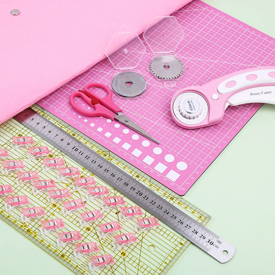 KRABALL Rotary Cutter Kit with A3 Cutting Mat & Sewing Tools