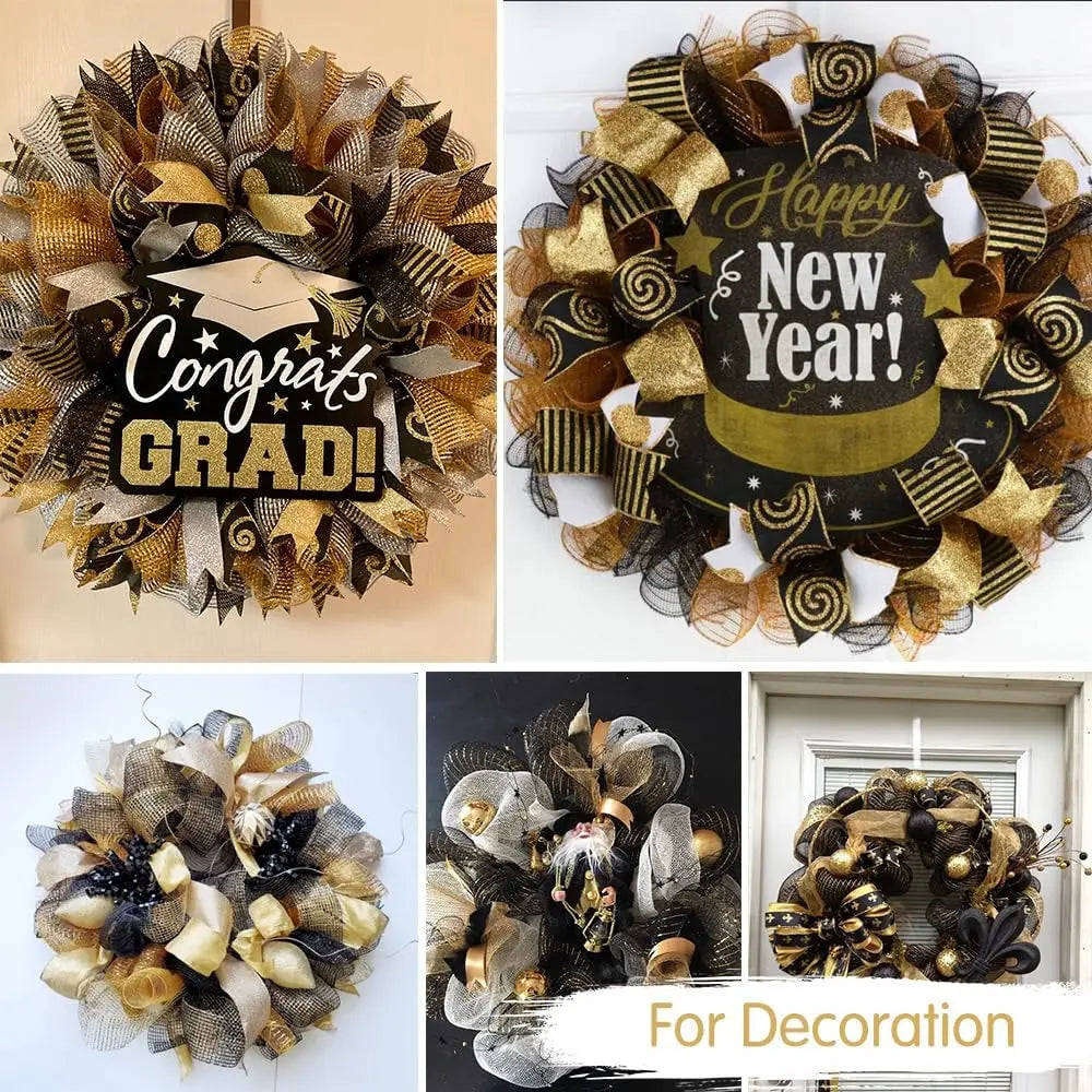 Metal Wreath Frame – 25cm Wire Rings for DIY Holiday Crafts