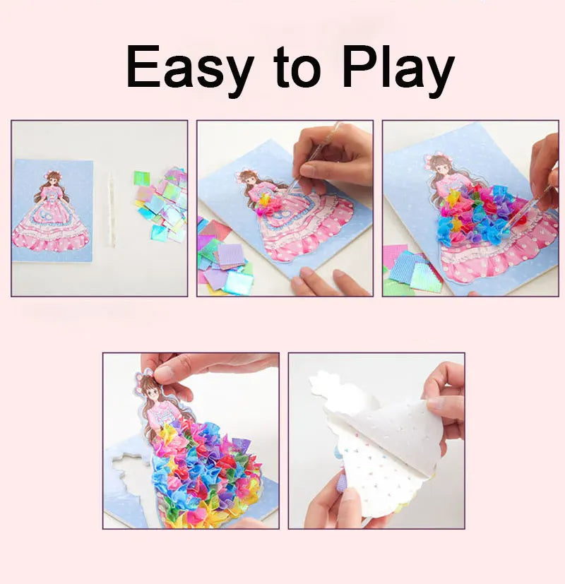 Fabric Art Frenzy DIY Dress-Up Craft Kit for Girls