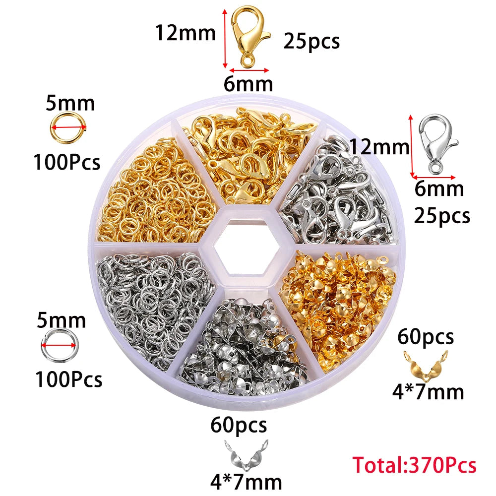 Jewelry Findings & Repair Kit with Alloy Accessories