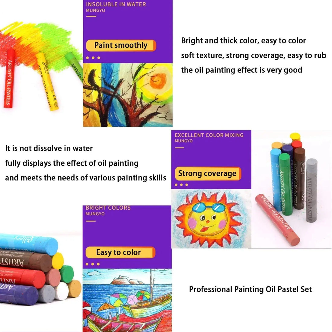 MUNGYO Artist Oil Pastel Set