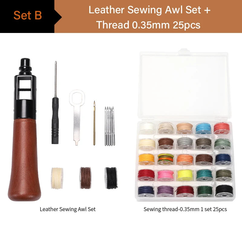 WUTA Leather Sewing Awl Kit
