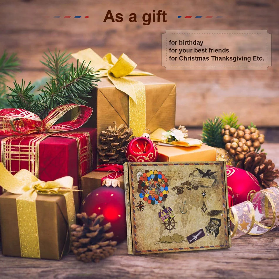 146-Page Retro DIY Scrapbook – "Our Adventure Book"