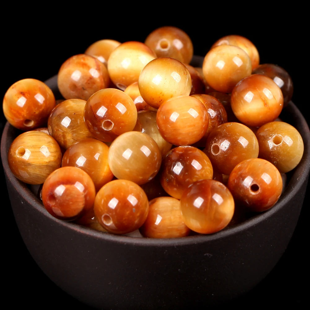 Natural Round Tiger Eye, Amazonite