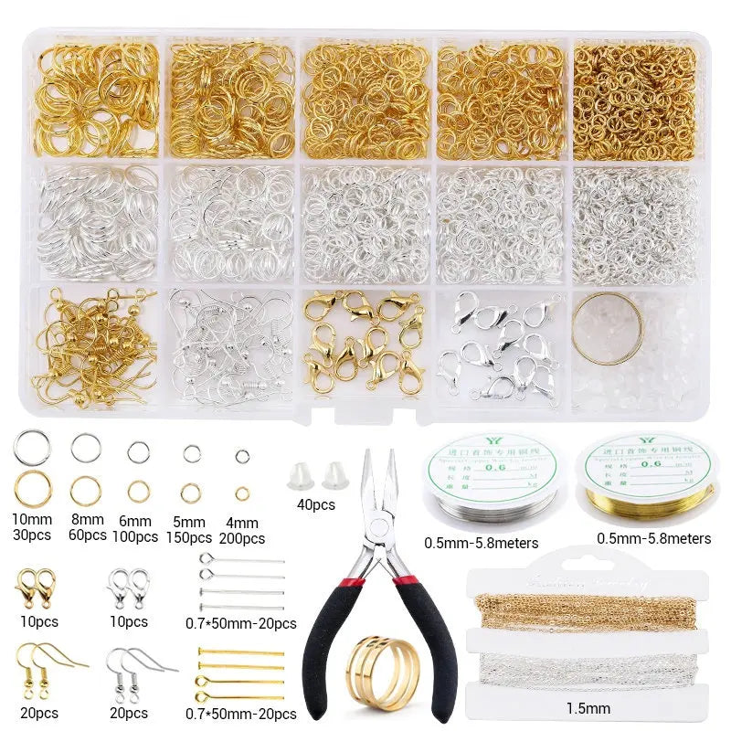 Jewelry Making Supplies Kit with Tools & Alloy Findings