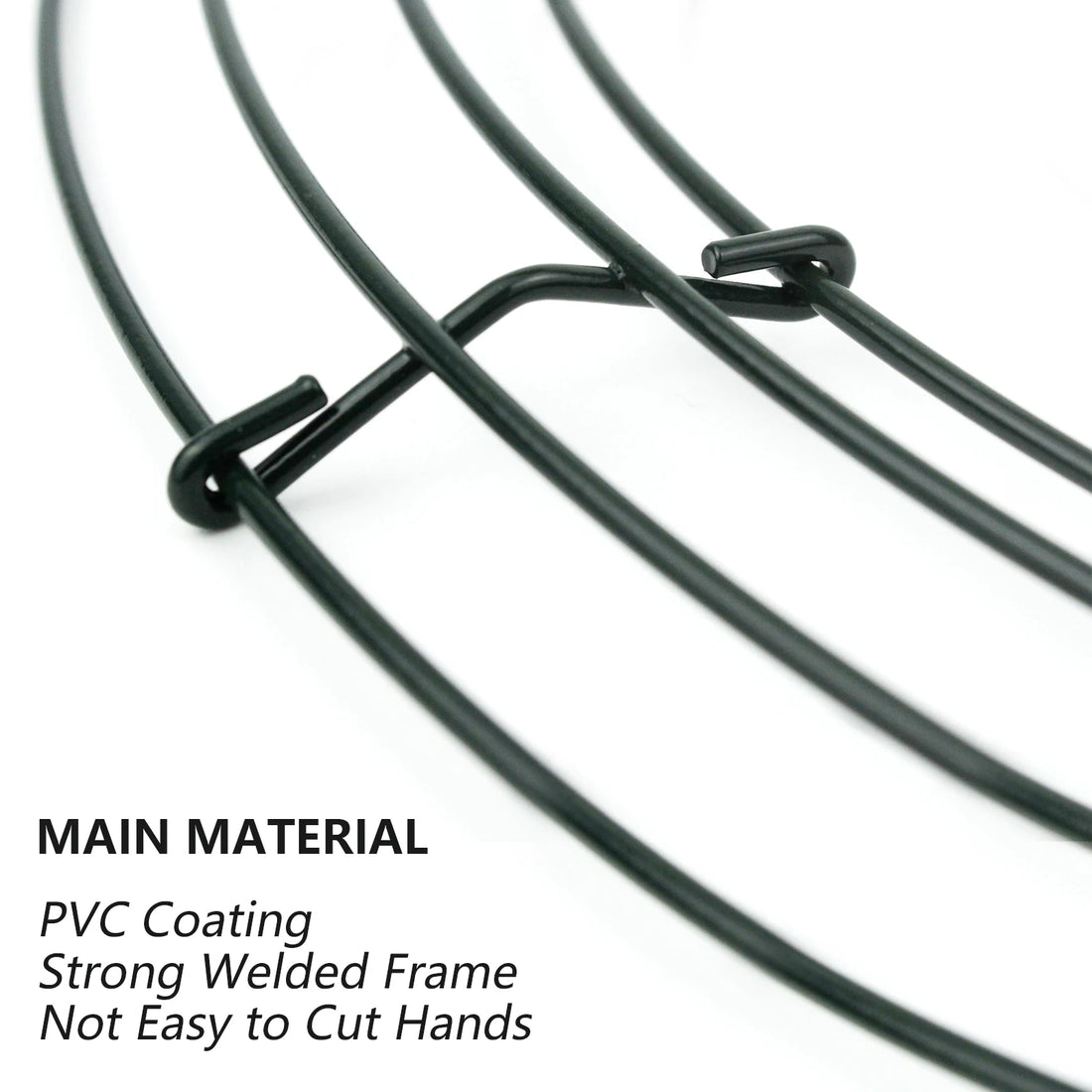 Metal Wreath Frame – 25cm Wire Rings for DIY Holiday Crafts