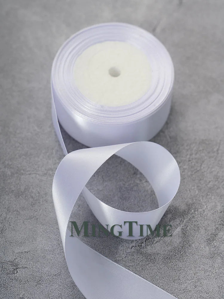 Satin Ribbon Roll – 22.8m Sage Gold for Gift Wrap & Crafts