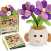 MIUSIE Sunflower & Tulip Crochet Starter Kit – DIY Craft for Beginners
