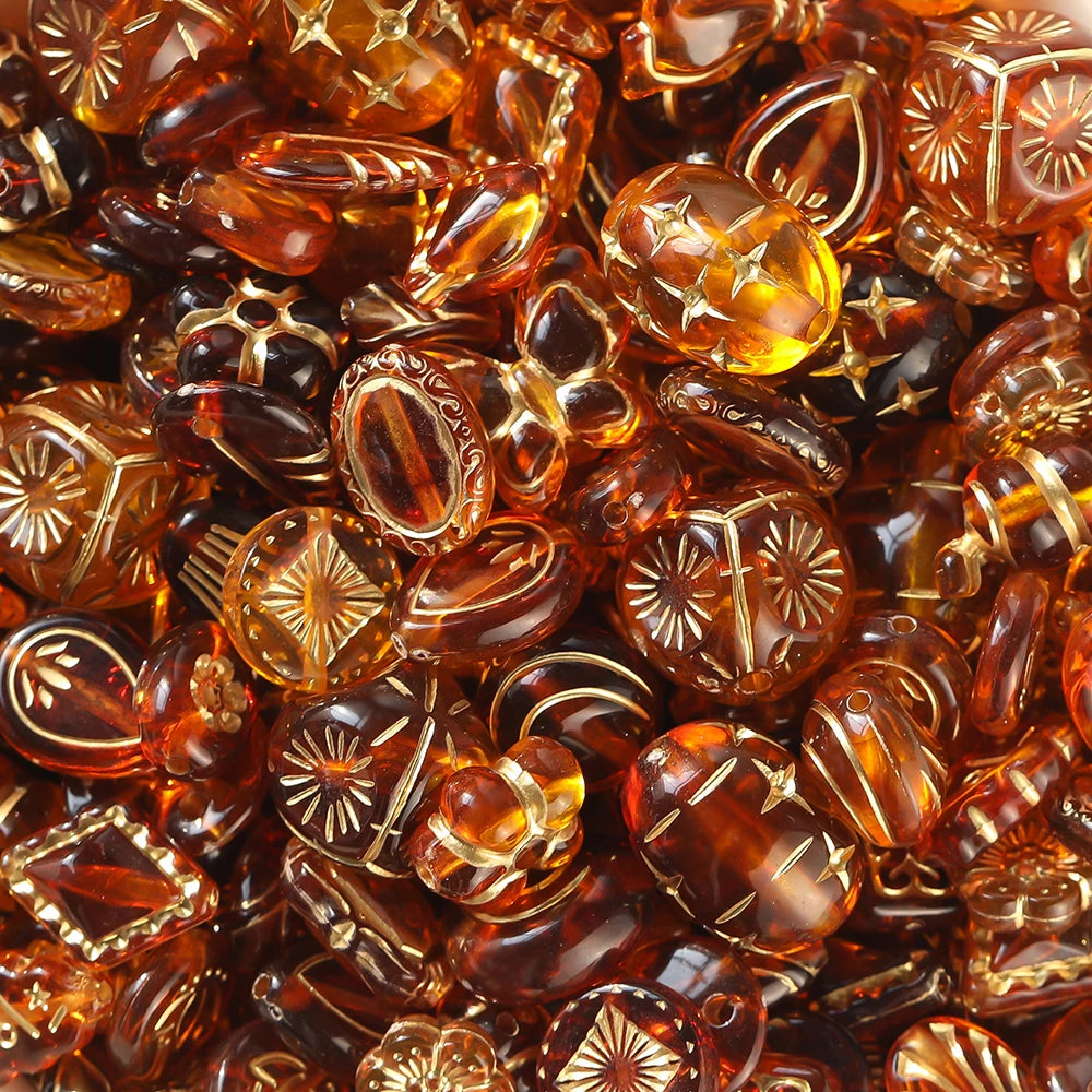 20g Mixed Classical Acrylic Spacer Beads for DIY Jewelry