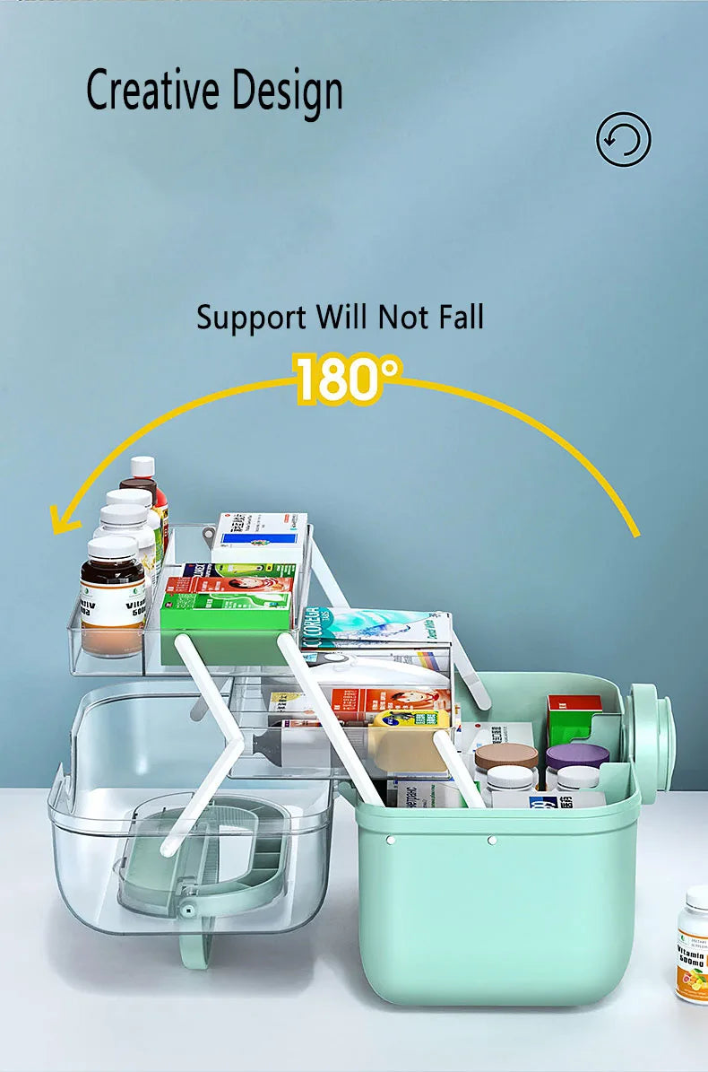 Large-Capacity Organizer Box – Portable Storage