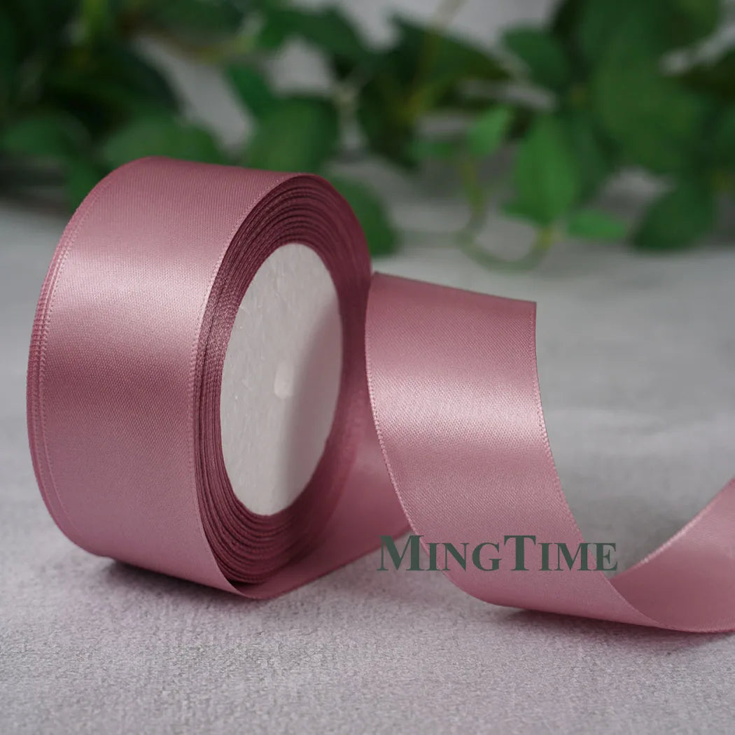 Satin Ribbon Roll – 22.8m Sage Gold for Gift Wrap & Crafts