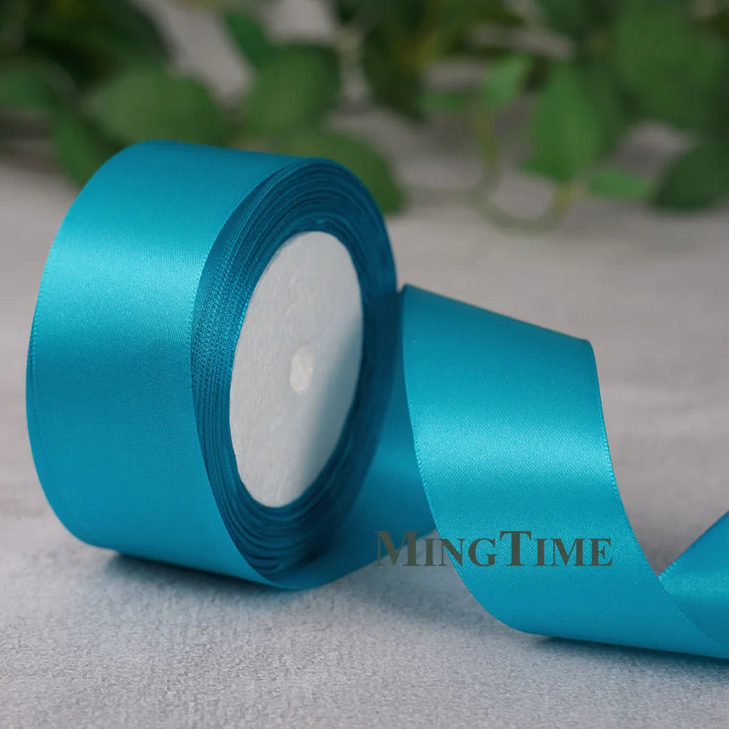 Satin Ribbon Roll – 22.8m Sage Gold for Gift Wrap & Crafts