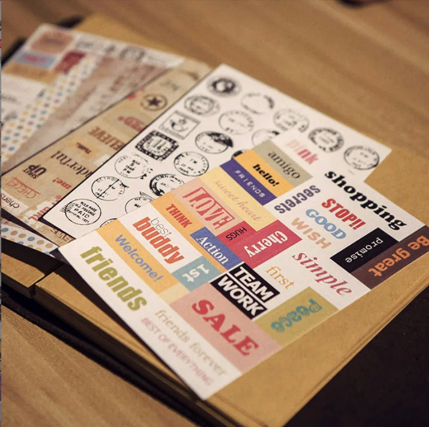 8-Inch DIY Kraft Scrapbook Album – 40 Pages