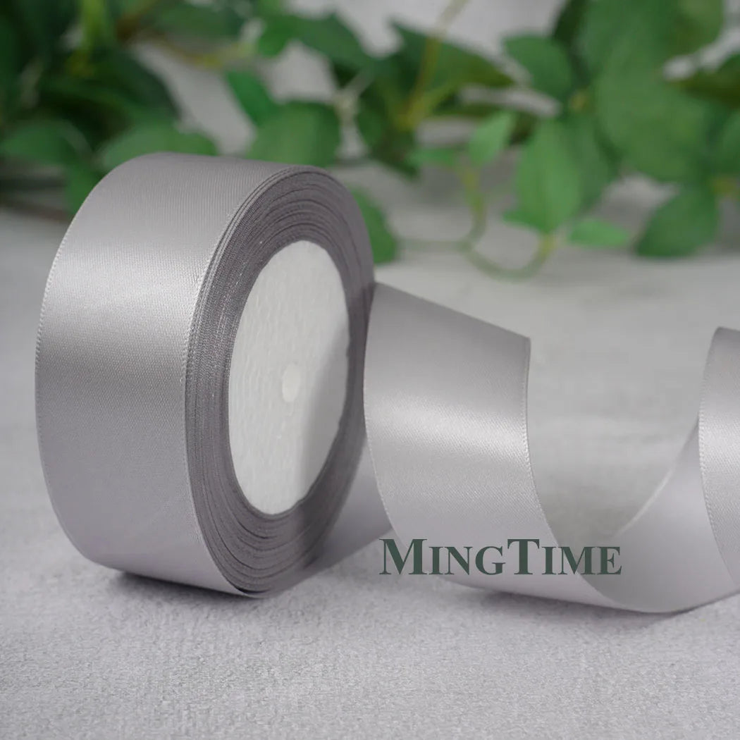 Satin Ribbon Roll – 22.8m Sage Gold for Gift Wrap & Crafts