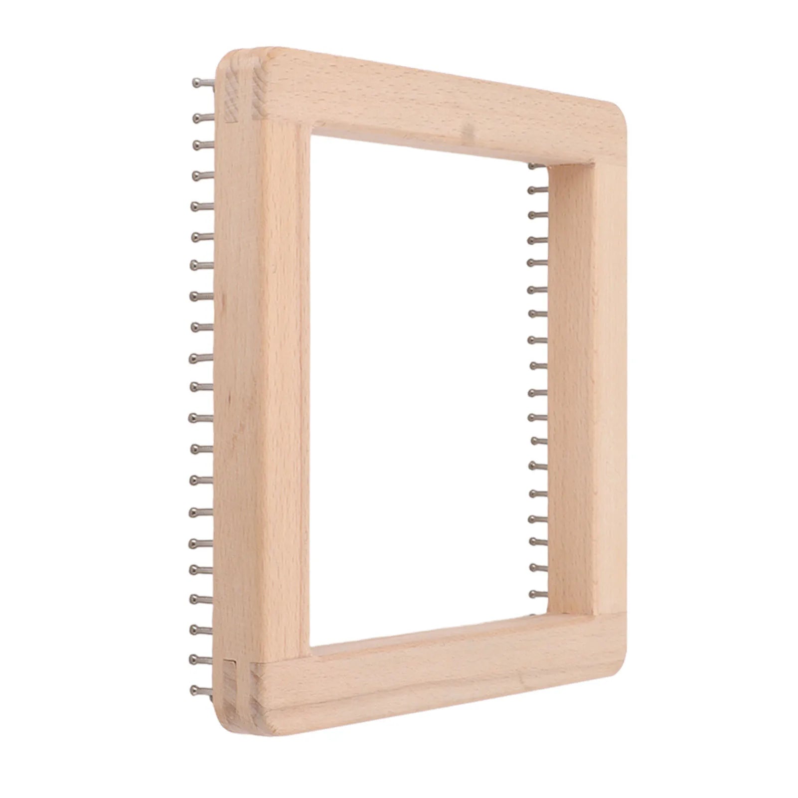 Wooden Knitting Tool with Hooks for Weaving