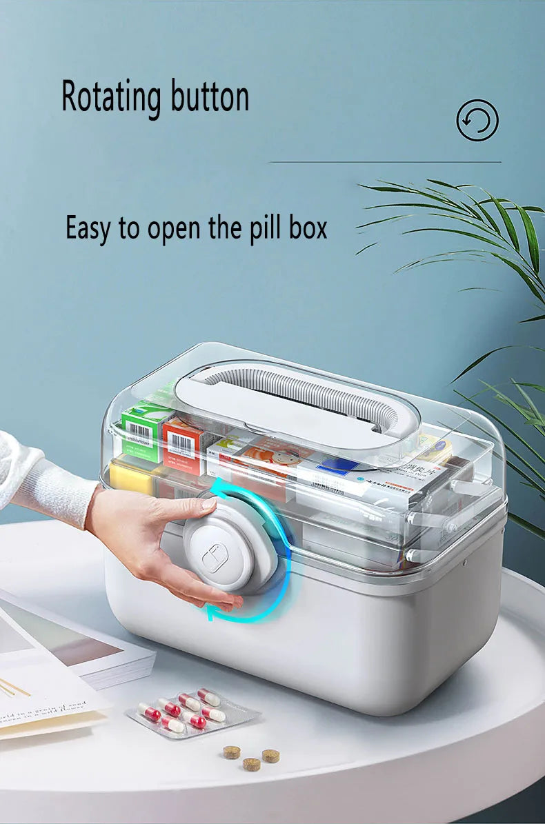 Large-Capacity Organizer Box – Portable Storage