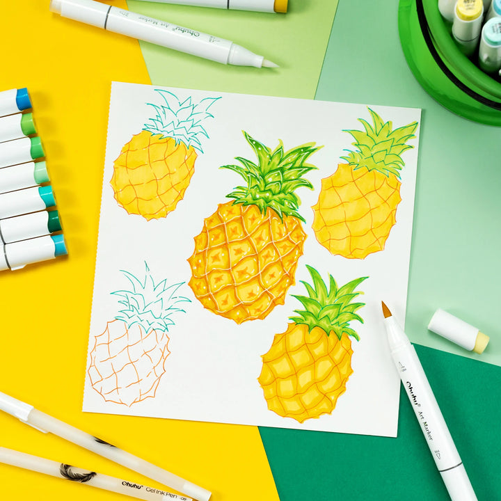 Ohuhu Honolulu Alcohol Art Marker Set