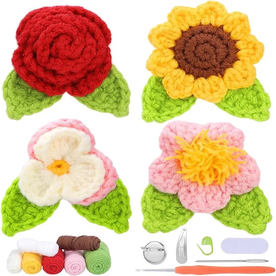 IMZAY Crochet Material Kit – Complete Beginner Set with Video Tutorial