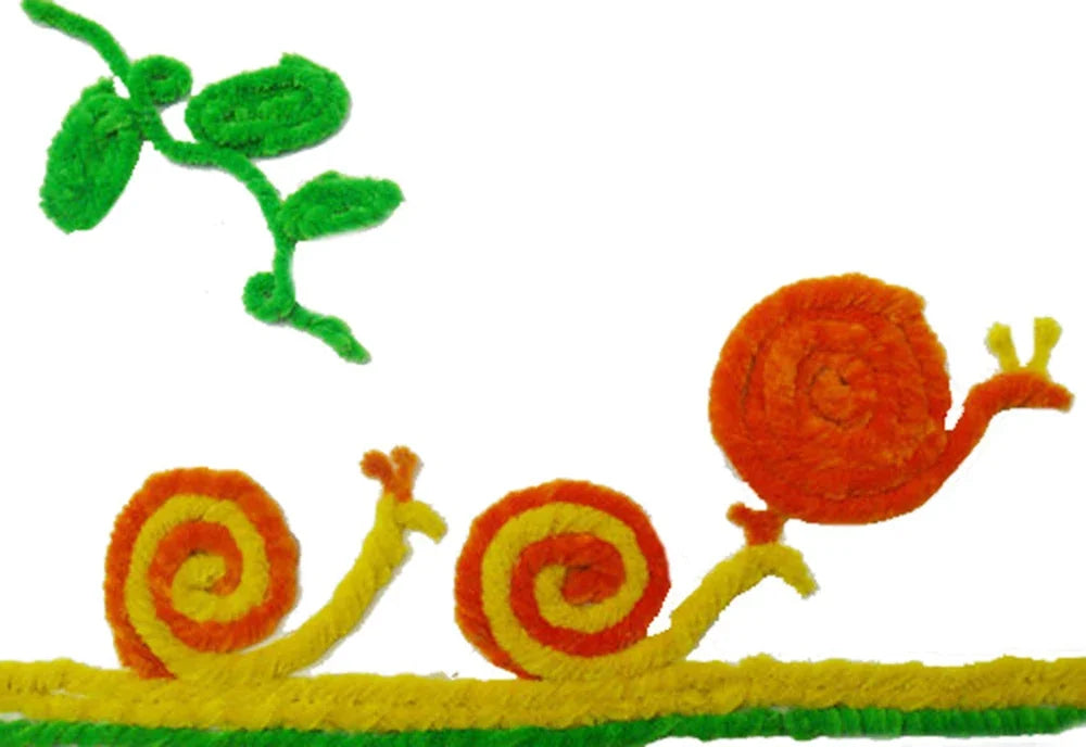 50/100-Piece Chenille Stem Set – 22 Colors, 6mm x 12in  Bullet Point Description: