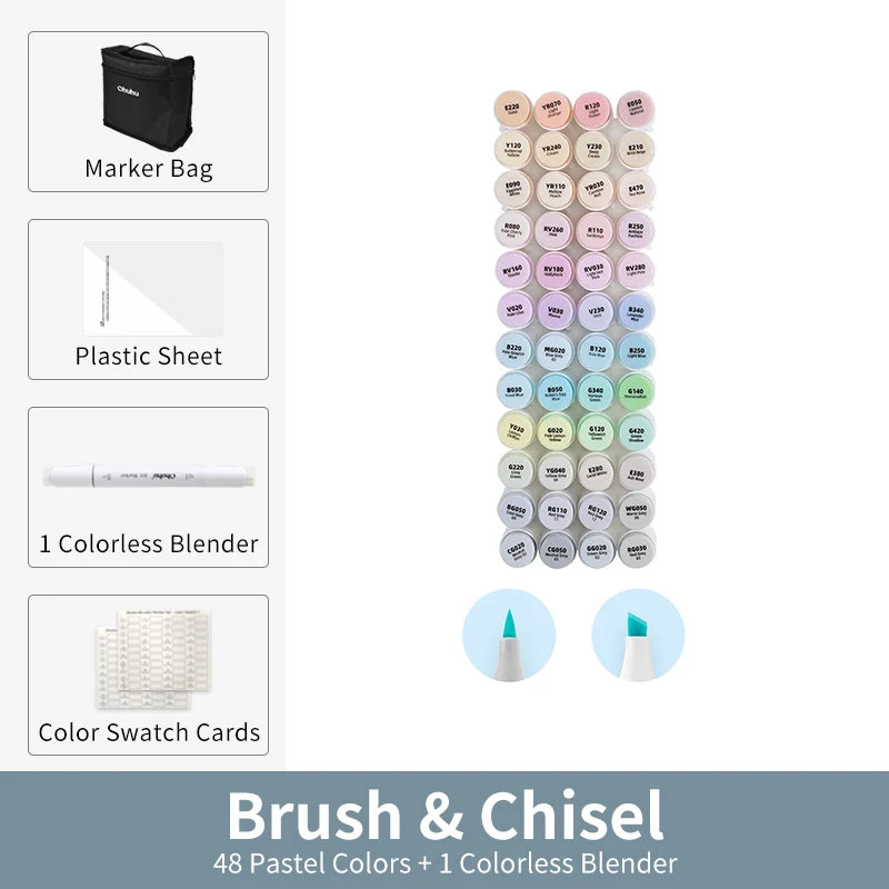 Ohuhu Honolulu Alcohol Art Marker Set