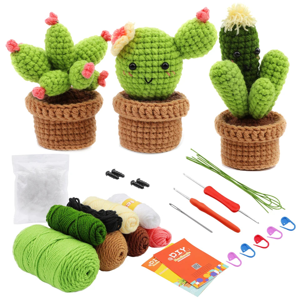 IMZAY Beginner Crochet Kit with Video Tutorial – Complete Set