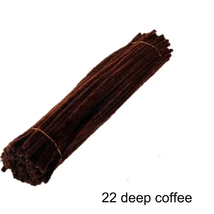 50/100-Piece Chenille Stem Set – 22 Colors, 6mm x 12in  Bullet Point Description: