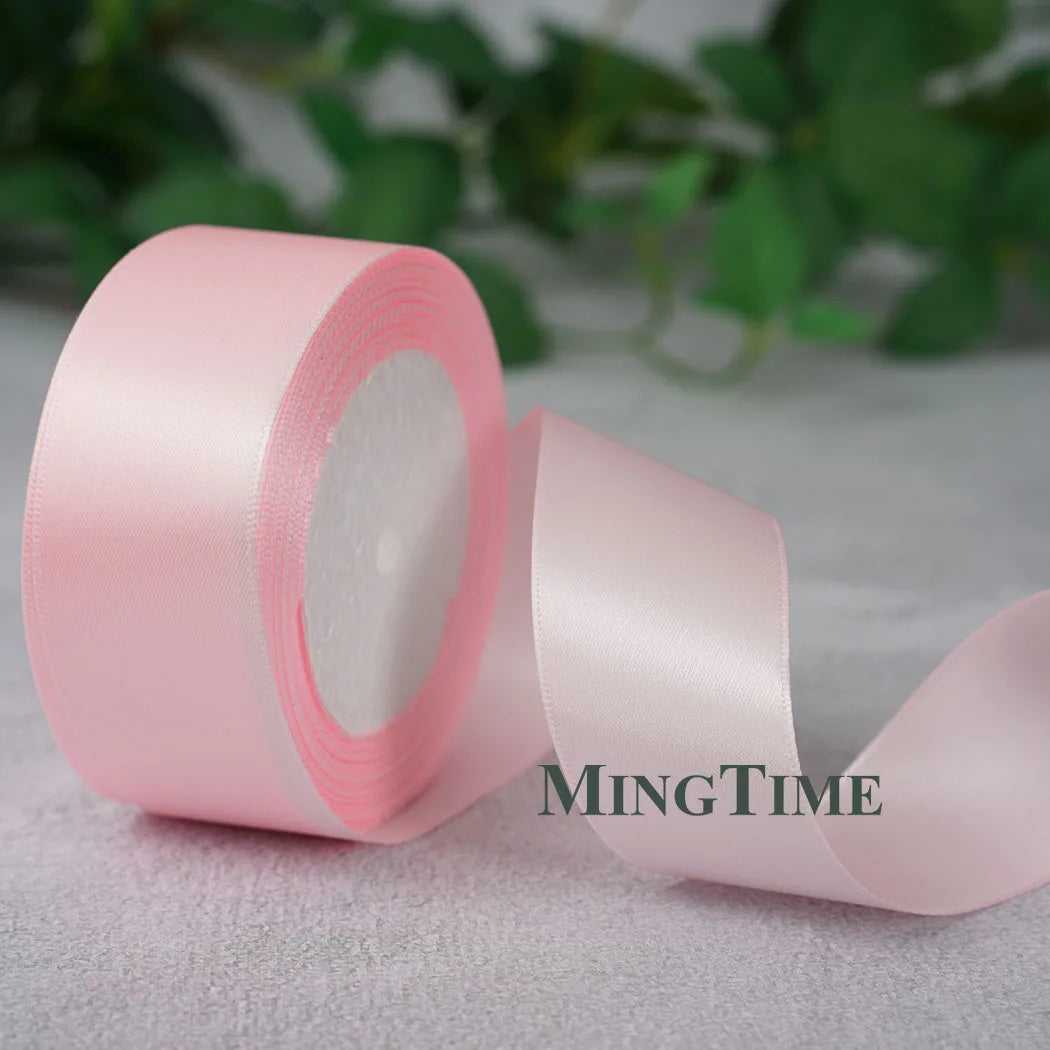 Satin Ribbon Roll – 22.8m Sage Gold for Gift Wrap & Crafts