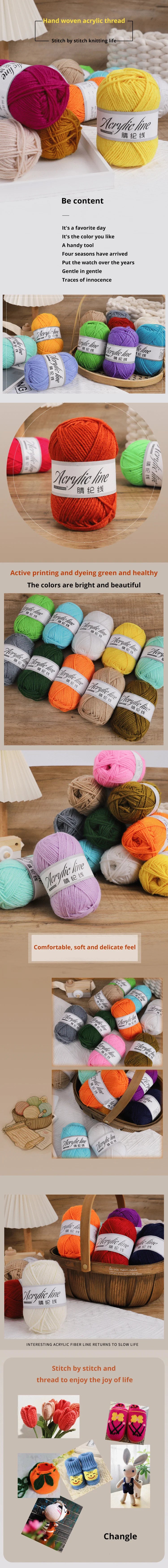 12-Piece Multicolor Yarn Set – Knitting & Crochet Starter Kit