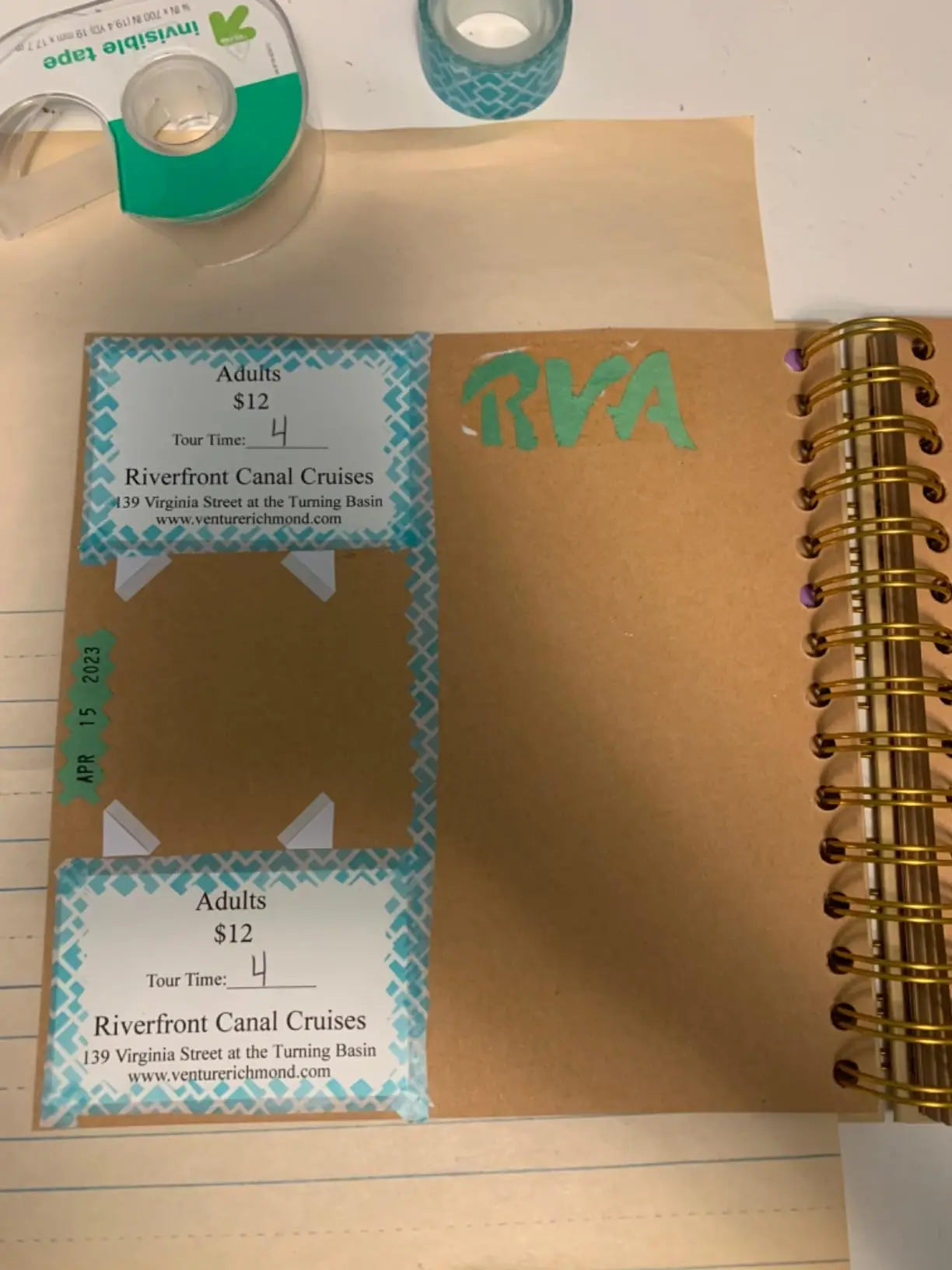 8-Inch DIY Kraft Scrapbook Album – 40 Pages