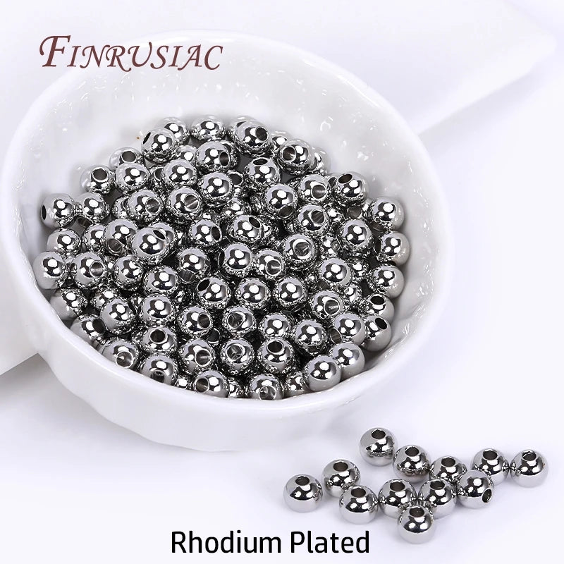 18K Gold Plated Spacer Beads for Jewelry Making