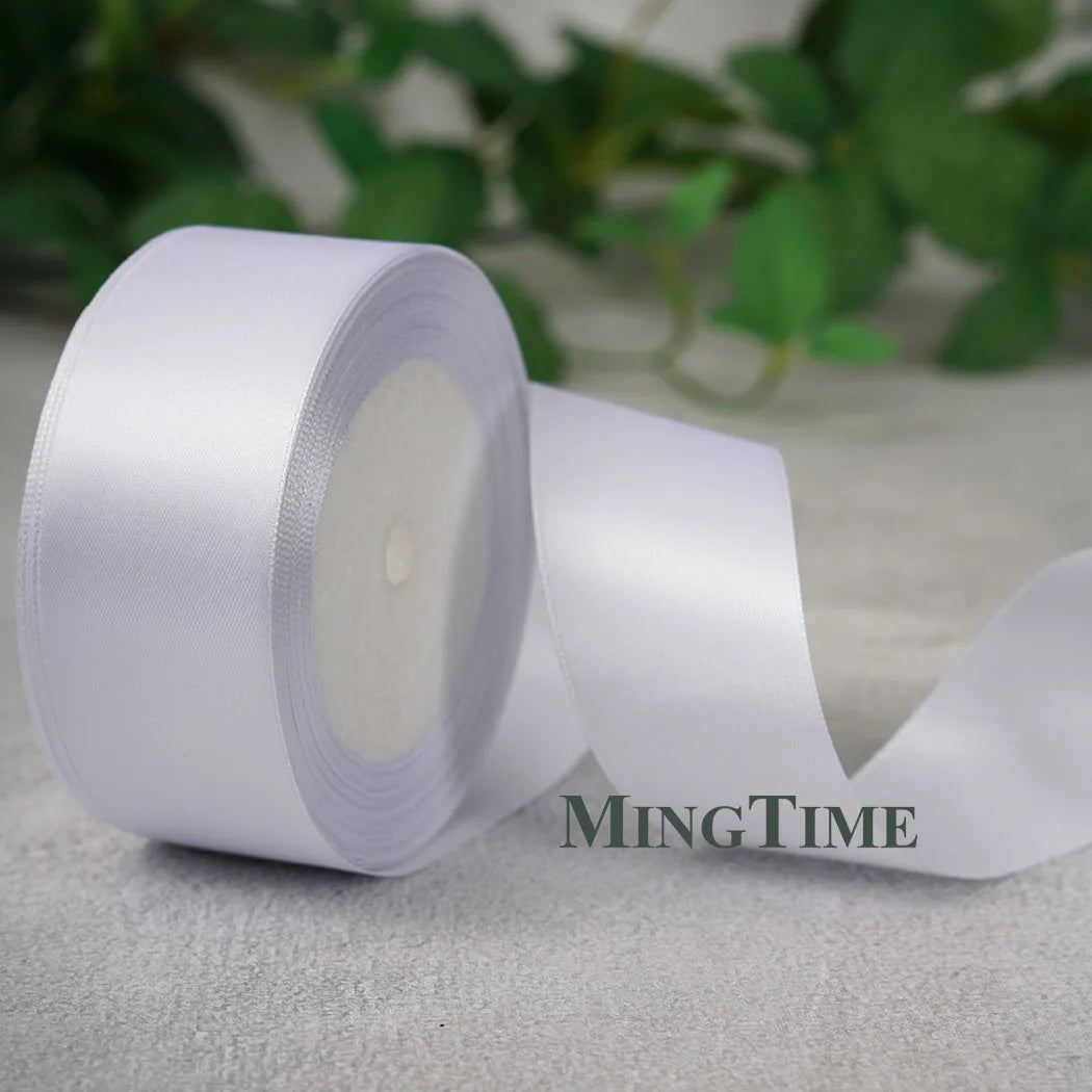Satin Ribbon Roll – 22.8m Sage Gold for Gift Wrap & Crafts
