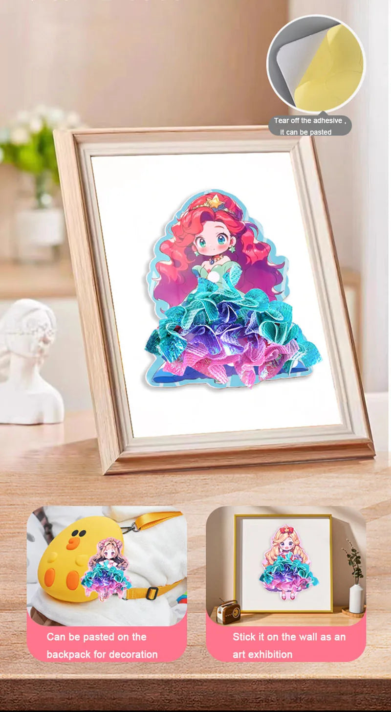 Fabric Art Frenzy DIY Dress-Up Craft Kit for Girls