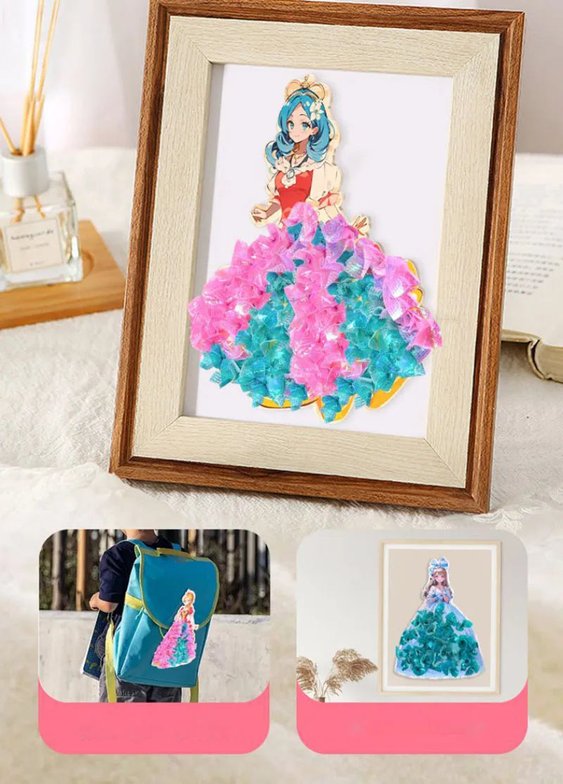 Fabric Art Frenzy DIY Dress-Up Craft Kit for Girls